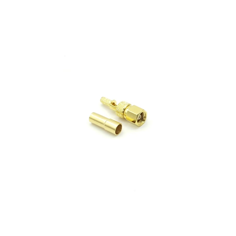 Elecbee SMC Cable Connector Female Straight Crimp RG174/RG316 Cable