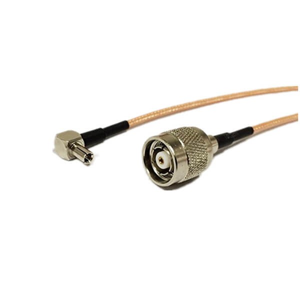 Elecbee 20pcs TNC Connector Types RP Male to TS9 Male 3G Wireless Antenna Extension Cable RG316 15cm