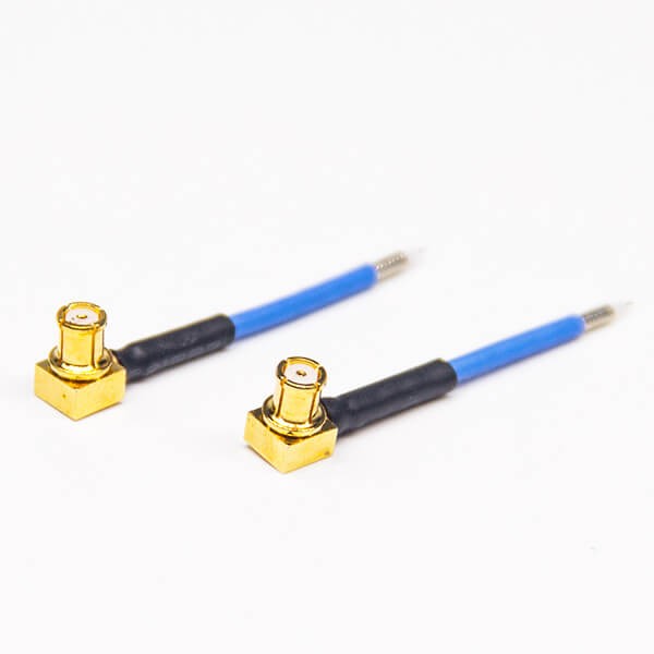 Elecbee 20pcs RF Cable Connectors Types with Angled Female SMP