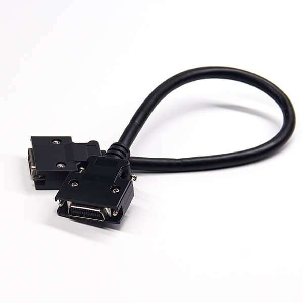 Elecbee 26 Pin SCSI HPCN Straight Male to Male Connector Cable Screw Lock 1M