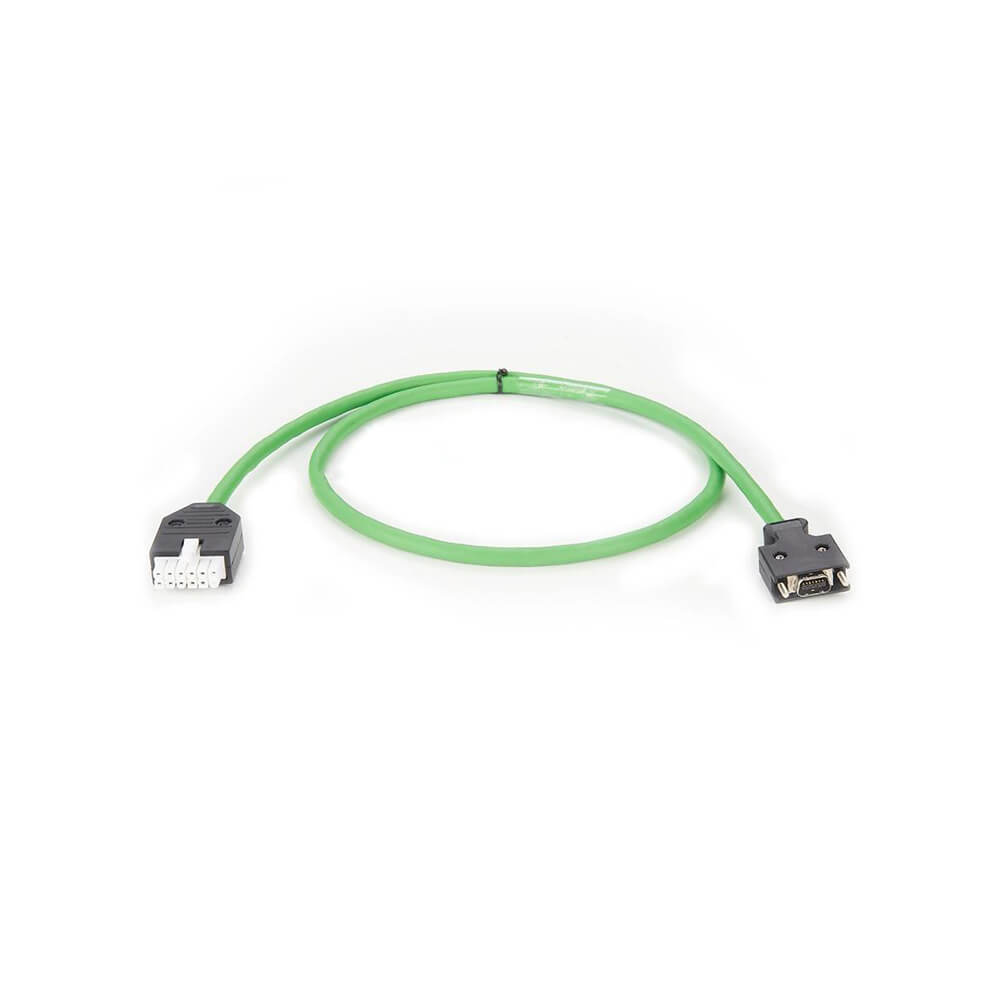 Elecbee Siemens V90 Servo Encoder Cable 6Fx3002-2Ct20-1Ado Encoder Plug 12Pin With SCSI HPCN 14Pin Male Connector 1M