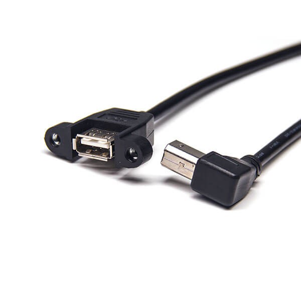 Elecbee 20pcs USB Male to Female Connector Type BM to Type AF Fast Charge Cable OTG