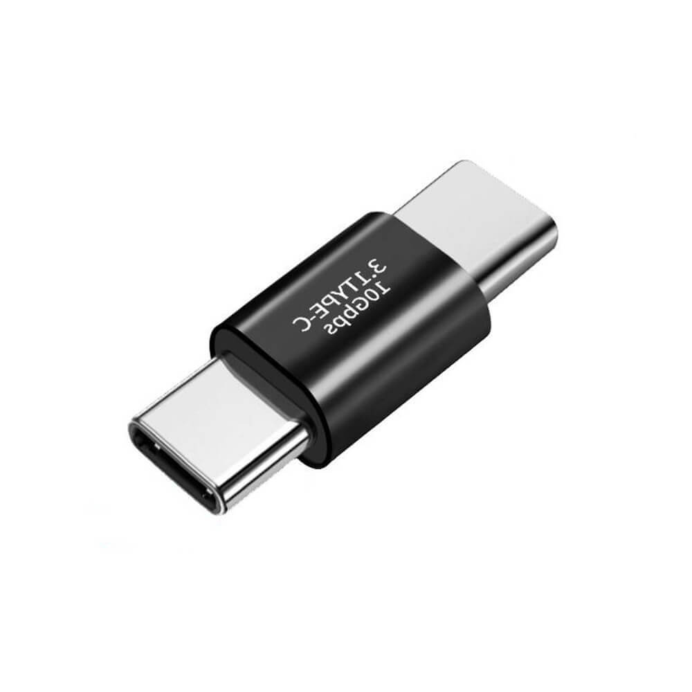 Elecbee USB Type C Male To Type C Male Adapter Gen2 10Gbps Adapter