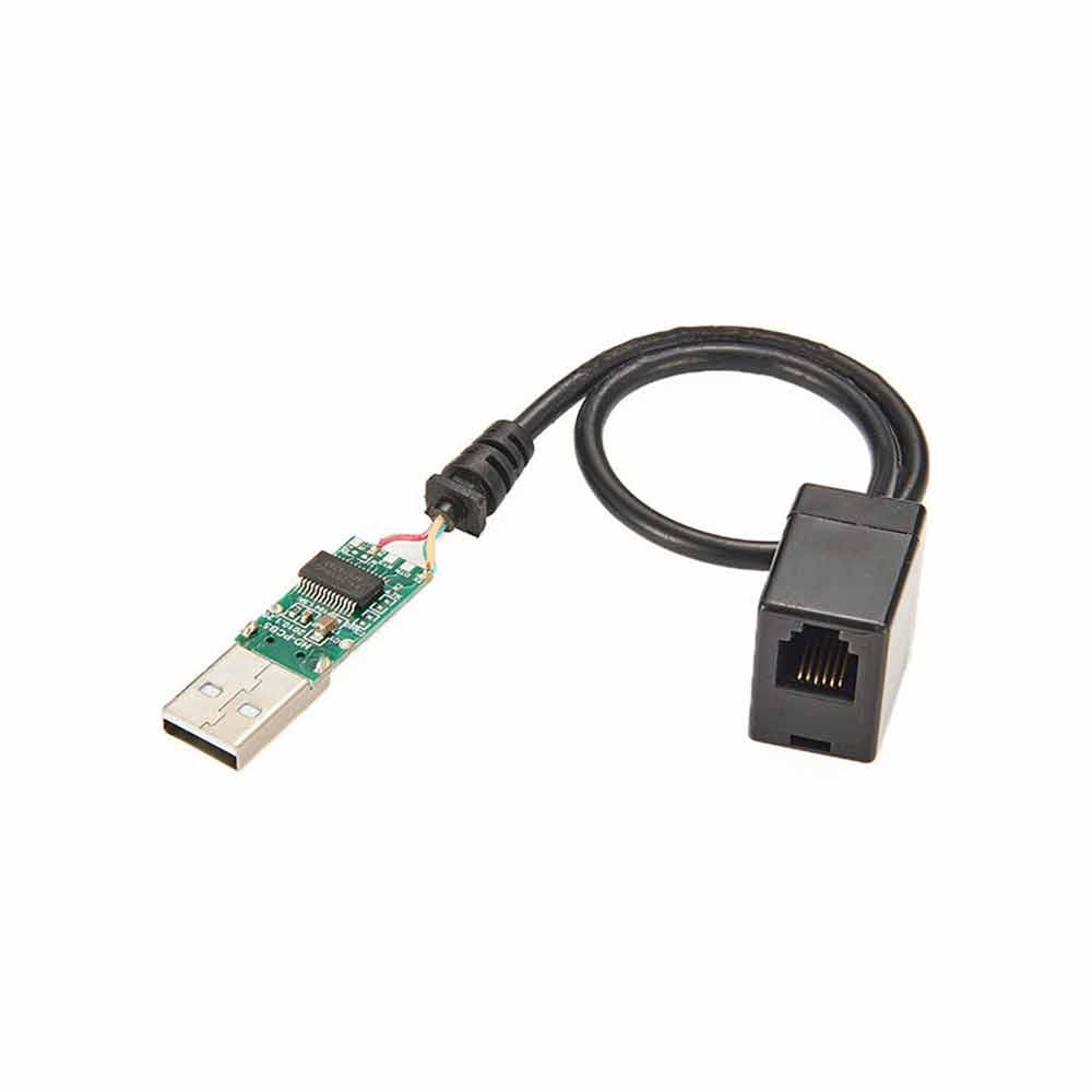 Elecbee FTDI FT232RL USB to RJ12 RJ11 RJ9 6P4C female  RS232 serial cable