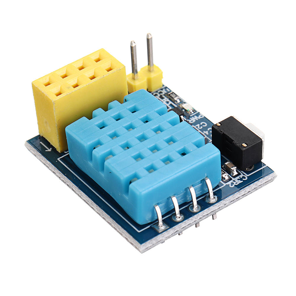Elecbee ESP8266 ESP-01 ESP-01S DHT11 Sensor Temperature and Humidity WiFi Node Module + ESP8266 ESP-01S Remote Serial Port WIFI Transceiver Wireless Module
