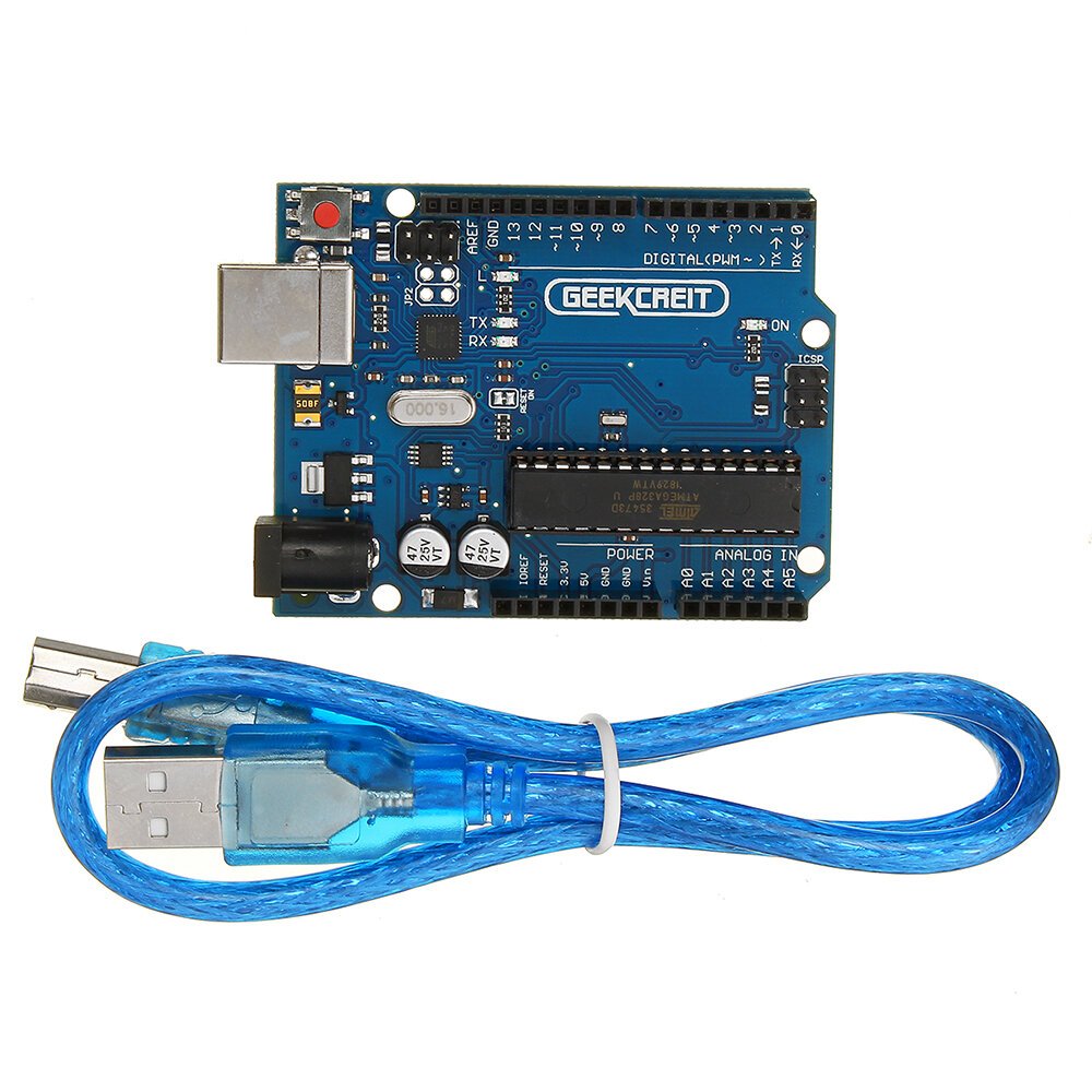 Elecbee UNO R3 ATmega16U2 AVR USB Development Board - 100% Compatible with Official Arduino Boards