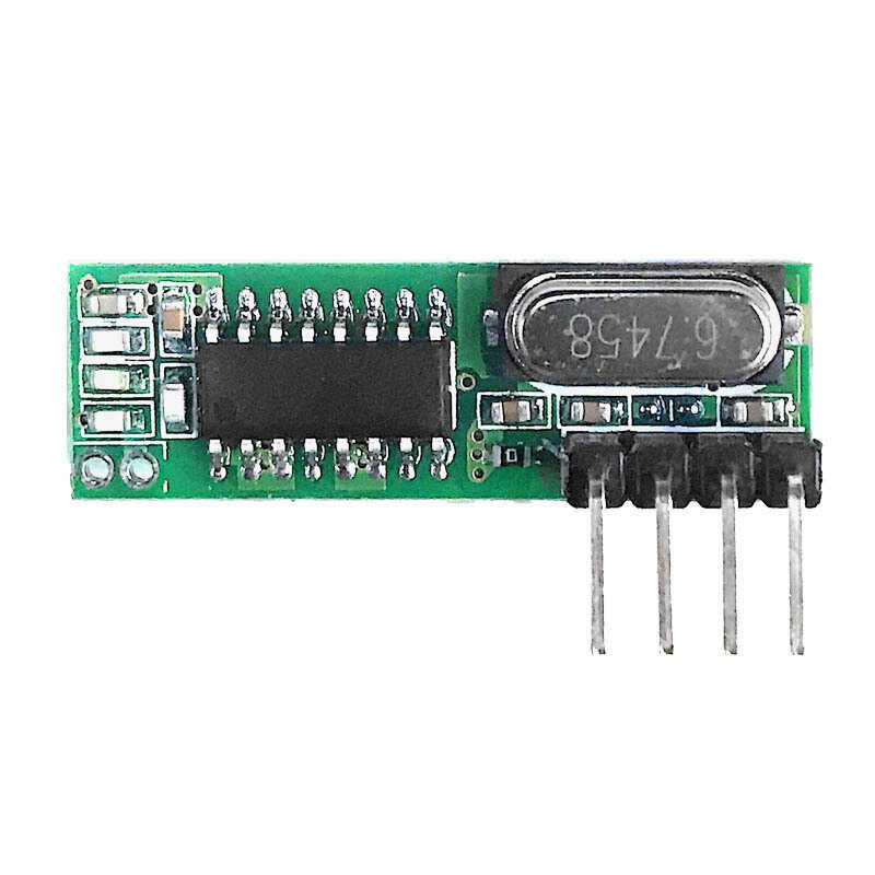 Elecbee GERMA 433Mhz RF Transmitter and Receiver Superheterodyne ASK 433 Mhz Module with Antenna for ArduinoUno Wireless Diy Kits