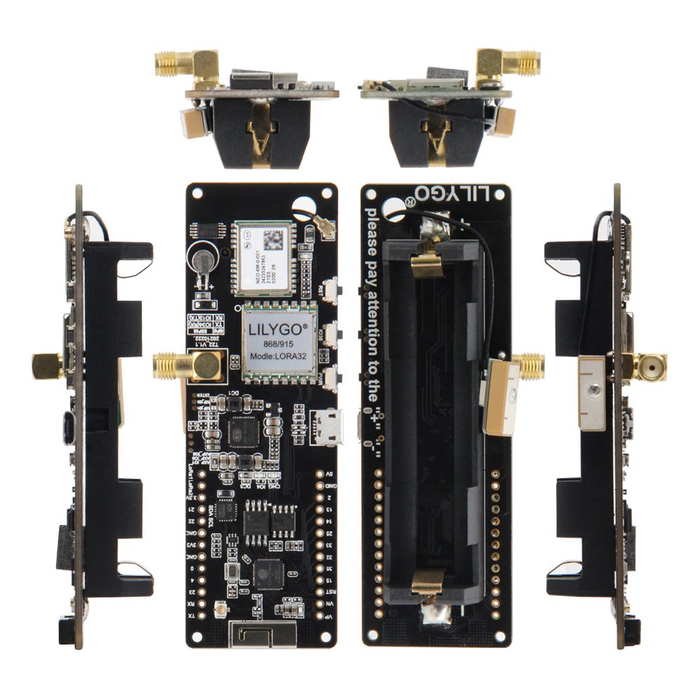 Elecbee Meshtastic AXP2101 T-Beam V1.2 ESP32 LoRa Development Board WiFi Bluetooth GPS OLED Display