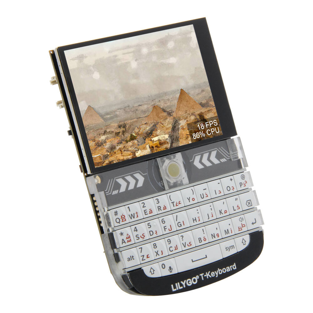 Elecbee T-Deck ESP32-S3 LoRa 915MHz 2.8 inch LCD Development Board LoRaWAN Long Range with WiFi bluetooth Module Board