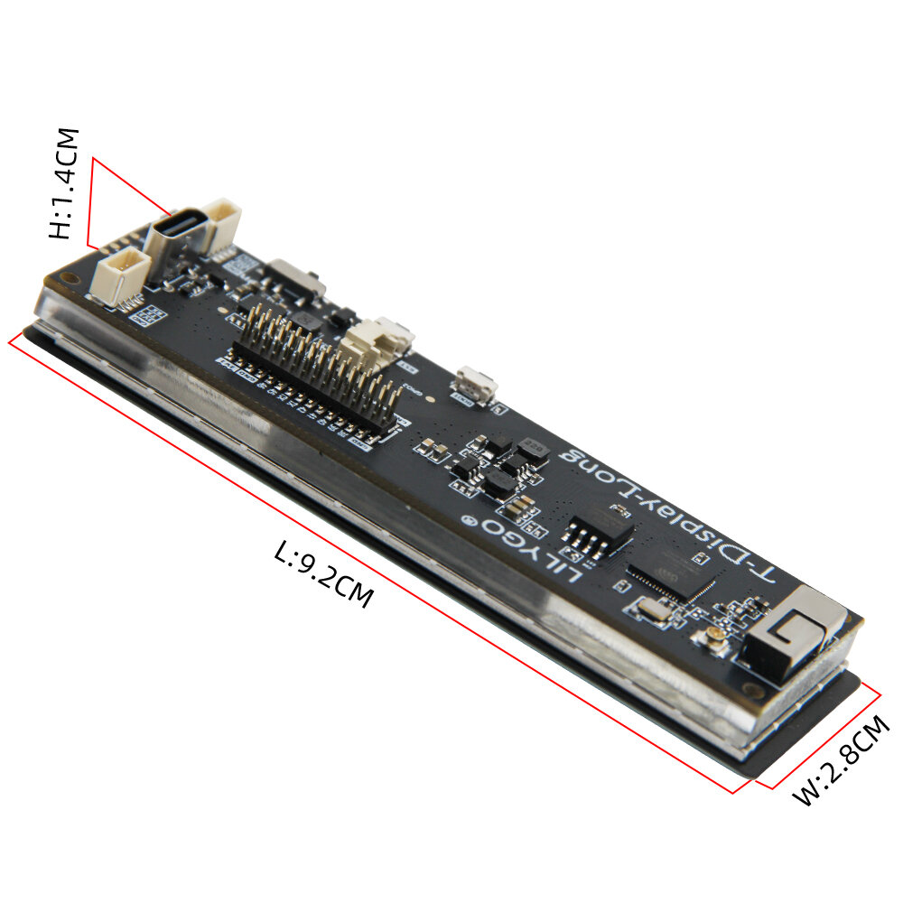 Elecbee T-Display-S3-Long 3.4-inch Touch Display ESP32-S3 Development Board TFT LCD Wireless Module WiFi Bluetooth 16MB Flash