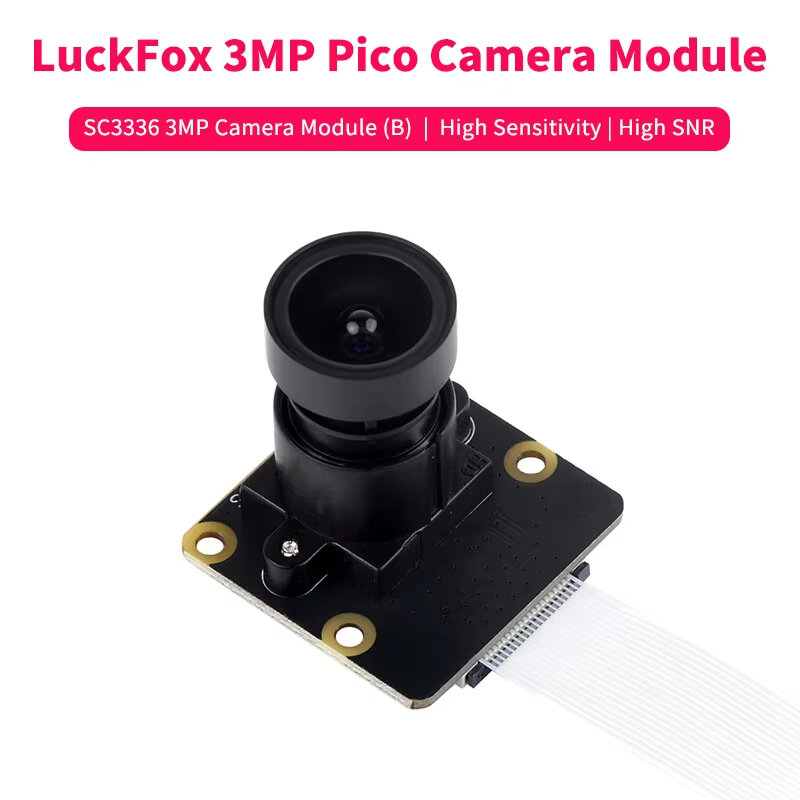 Elecbee LuckFox Pico Camera SC3336 3MP Camera Module (B) High Sensitivity Low Light Performance Compatible LuckFox Pico Series Board
