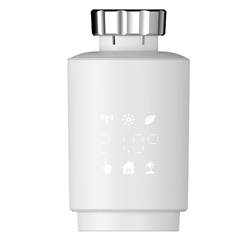 Elecbee MoesHouse TV02 Tuya ZigBe Radiator Actuator Valve Smart Thermostat Temperature Controller External Sensor TRV Voice Control Alexa Google Assistant