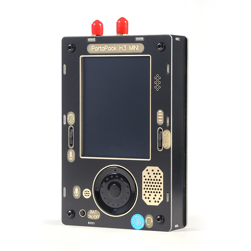 Elecbee PortaPack H3 MINI + HackRF Compatible SDR Development Board | 3.2&quot; Touchscreen, 0.5ppm TCXO Clock, Multi-Sensor (GPS/Barometer/Compass)
