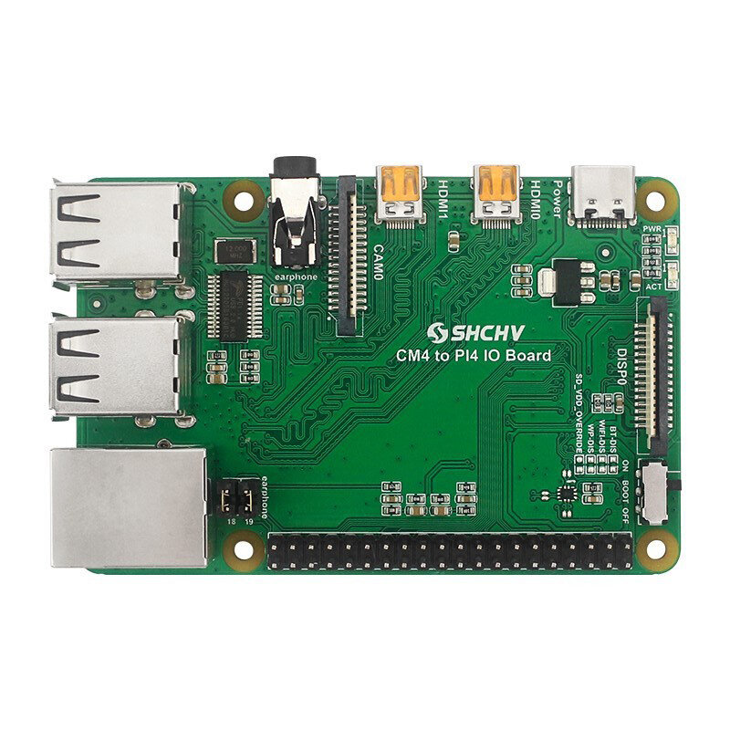 Elecbee Raspberry Pi CM4 to Pi 4B Expansion Board Computer Module 4 Replacement Board