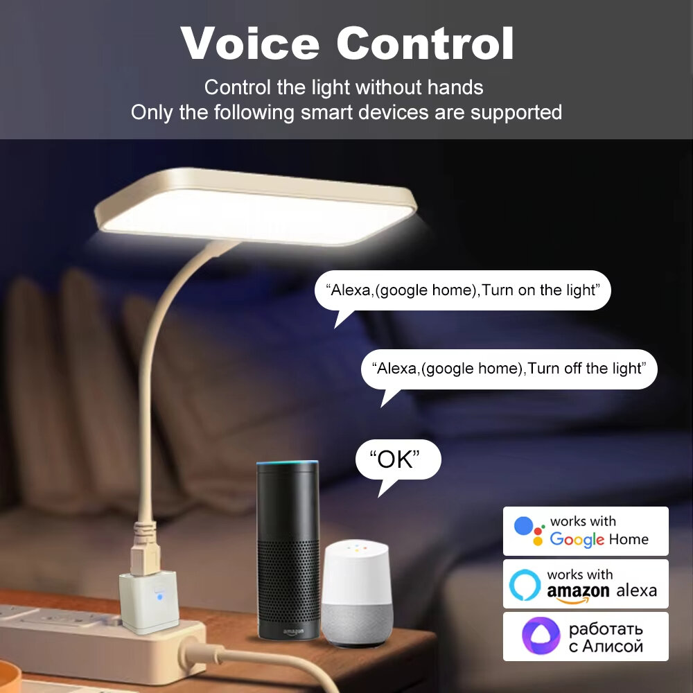 Elecbee Tuya WiFi/Zigbe Smart USB Adaptor Switch 5-12V Mini USB Power Adaptor Timing Charger Plug for Alexa Google Home