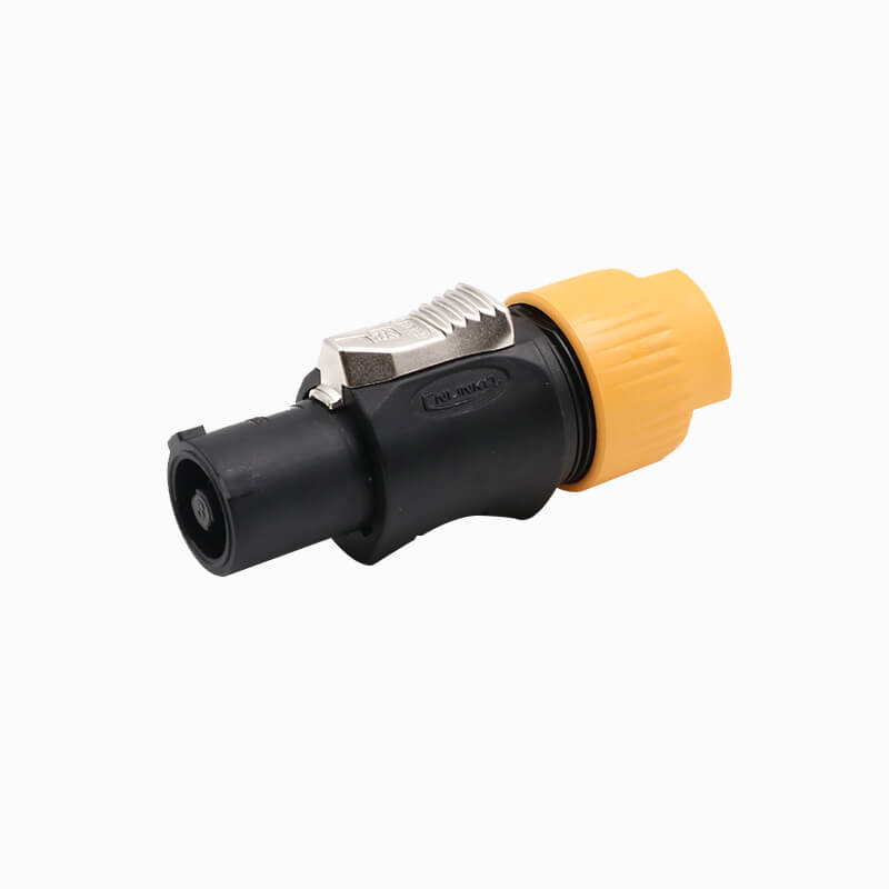 Elecbee AC Power Led Lighting Cable Connector 3N Series Waterproof Chassis Air Plug Panel Connector IP65