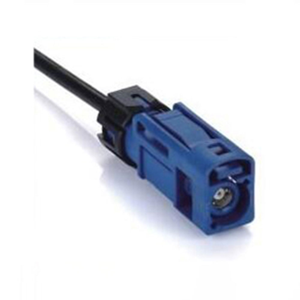Elecbee Fakra C Code Blue Waterproof Straight Female Connector GPS Signal Single End Cable 0.5m