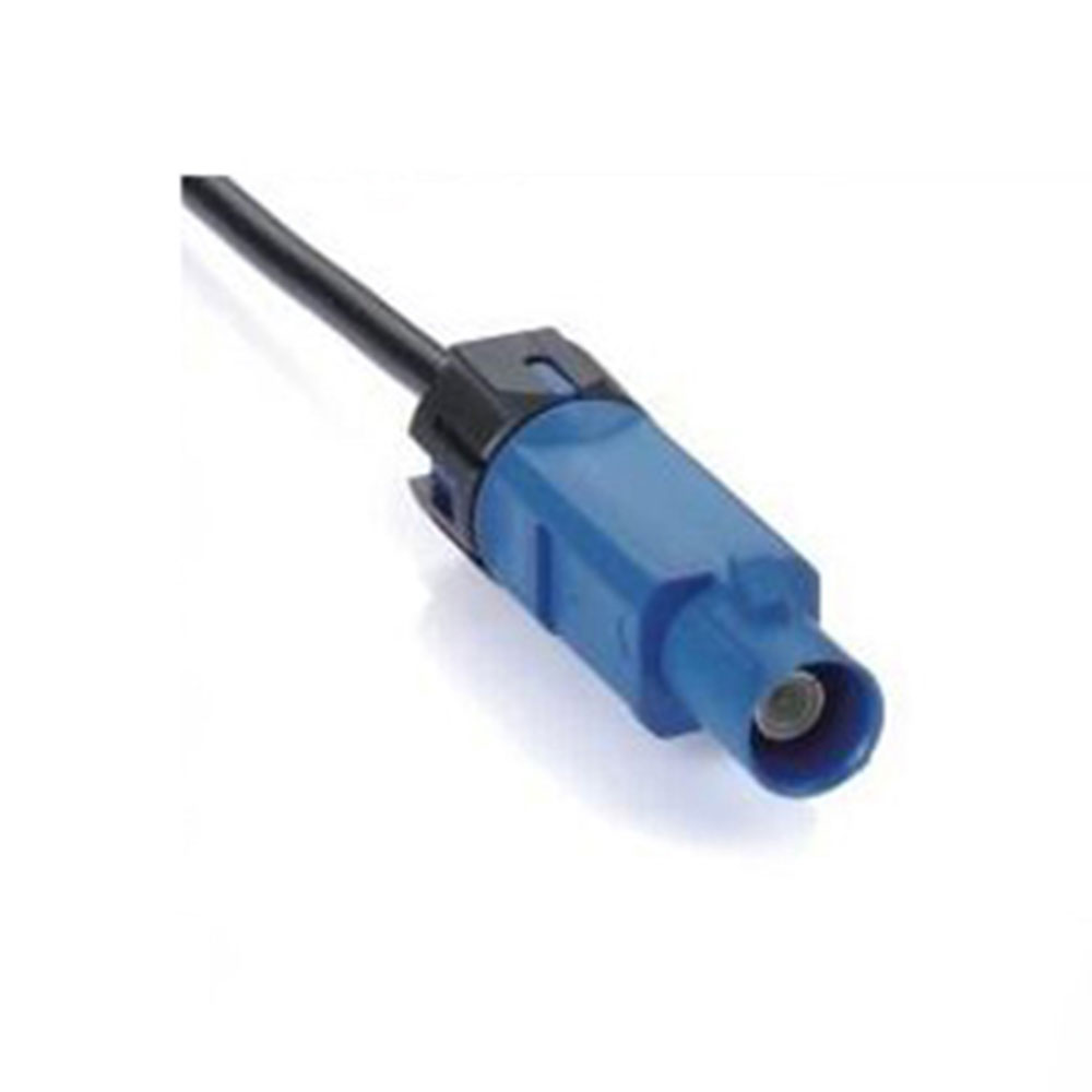 Elecbee Fakra C Code Blue Waterproof Straight Male Connector GPS Signal Single End Cable 0.5m