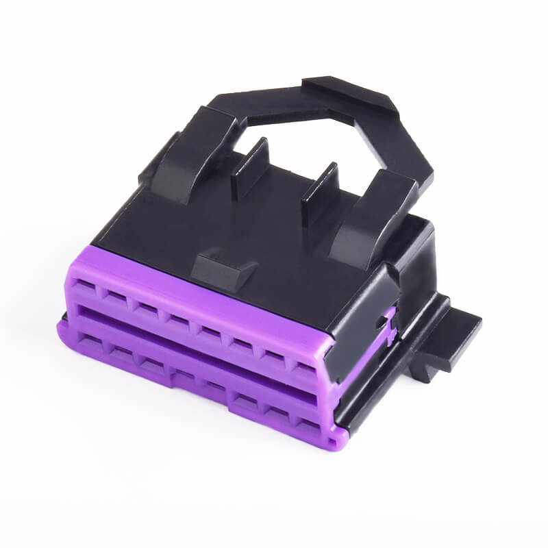 Elecbee Automobile OBD2 16 Pin Female Diagnostic Connector OBD Diagnostic Plug For Vw/Volkswagen Female