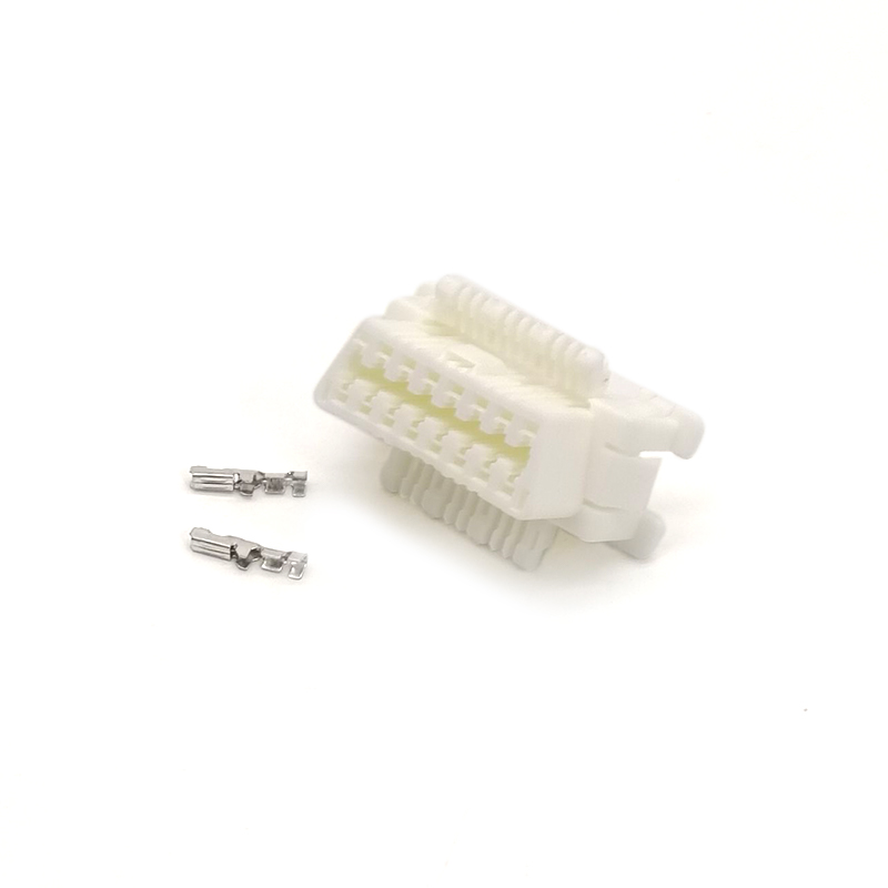 Elecbee Automobile OBD2 16 Pin Female Diagnostic Connector OBD Plug For Toyota Nissan Female