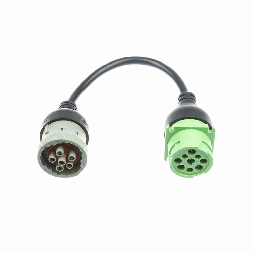 Elecbee J1708 Male 6Pin To J1939 Female 9Pin Cable Adapter For Trucks And Car 0.1M