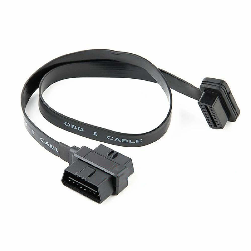 Elecbee OBD2 16 Pin Female to Dual OBD2 16 pin Male Angaled Pass Through Diagnostic Cable 0.1M