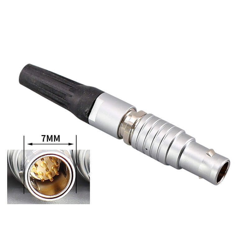 Elecbee Push Pull Self-Locking 0B Series Connector 9 pin FGG Male Plug+ PHG Female Socket