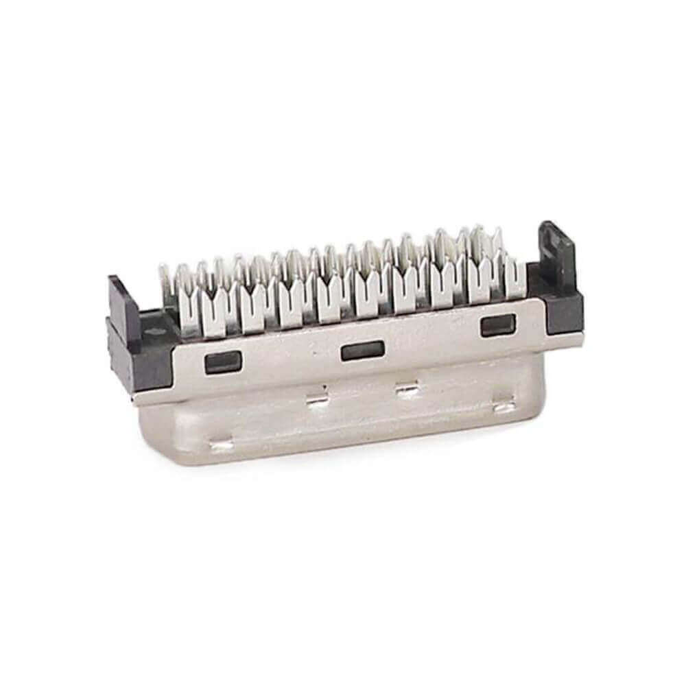 Elecbee IDC SCSI HPCN 36 Pin Male Connector Straight Latch Lock 45° With Metal Shell