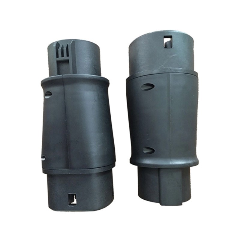 Elecbee IEC 62196-3 Socket to SEA J1772 EV Charger Receptacle AC Charge 32A 250V Connector Adapter