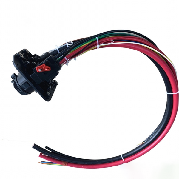 Elecbee Single Phase EV High Voltage Charger CCS COMBO1 150A 1000V Socket Connector with 0.5M Cable