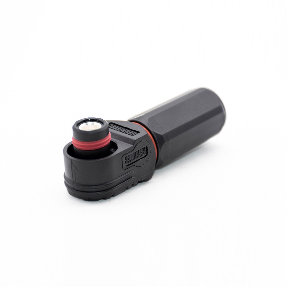 Elecbee 12mm Energy Battery Storage Connector  Plug Male Right Angle 250A 70mm2 IP67 Black