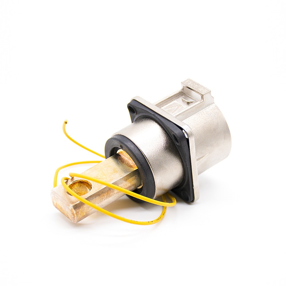 Elecbee HVIL 1pin Straight Metal Socket 500A φ10.5通孔 IP67  HVIL Series Connector
