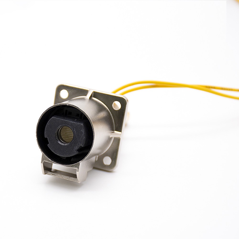 Elecbee HVIL 1pin Right Angle Metal Plug 200A 50mm² IP67  HVIL Series Connector