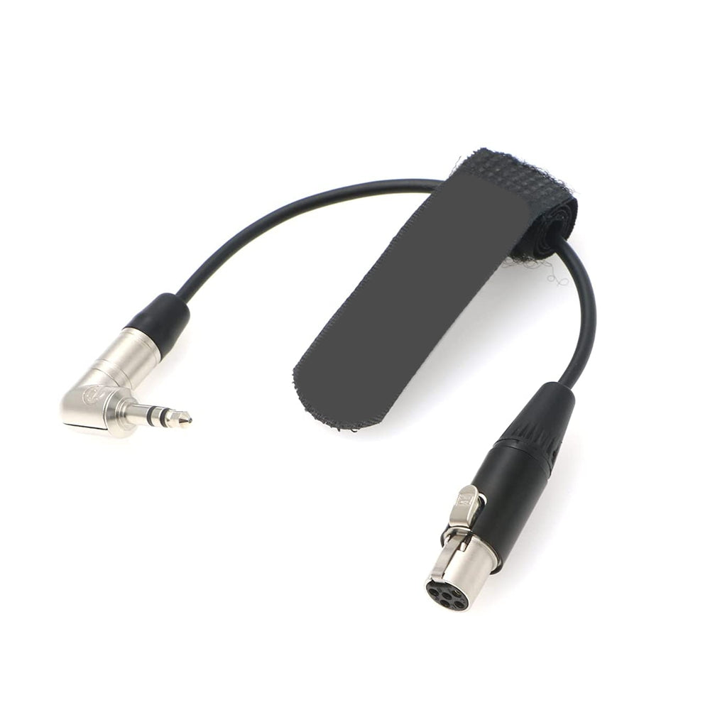 Ta5f to 3.5mm Jack TRS Audio-Cable for Lectrosonics-DCHR-Receiver to Camera Elecbee Cables 20cm|8inches