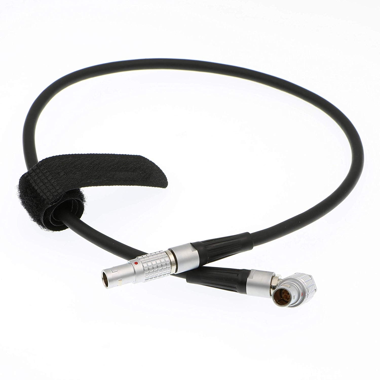 Elecbee Cables Teradek RT Motor Cable for Teradek MDR.X Receiver | MOTR.X Motor| MK3.1 Motor Straight to Right Angle 4 Pin Male Power Control Cable 60cm|24inches