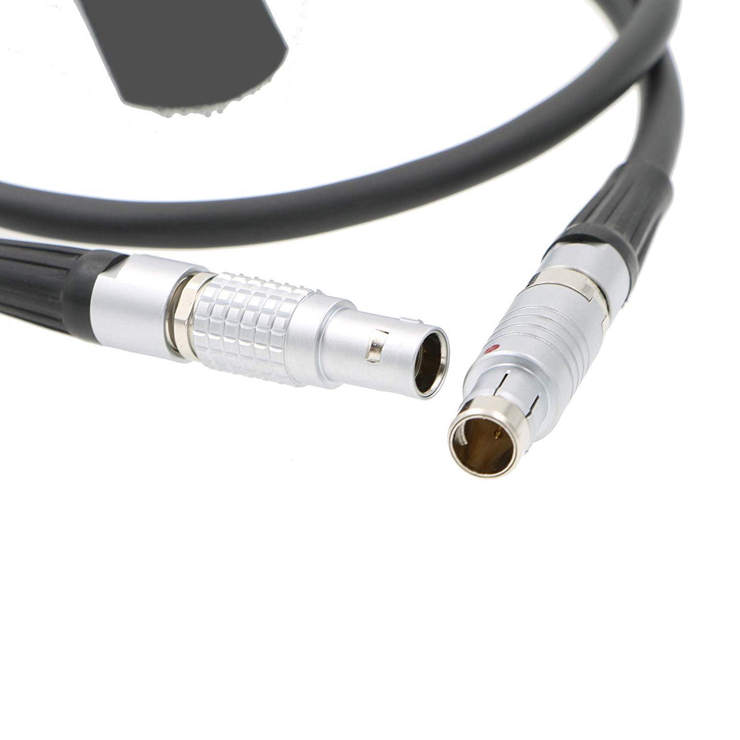 Elecbee Cables Fischer 3 Pin Male to 2 Pin Male Power Cable for ARRI Alexa Camera to Teradek SmallHD Monitor 60cm|23.6inches