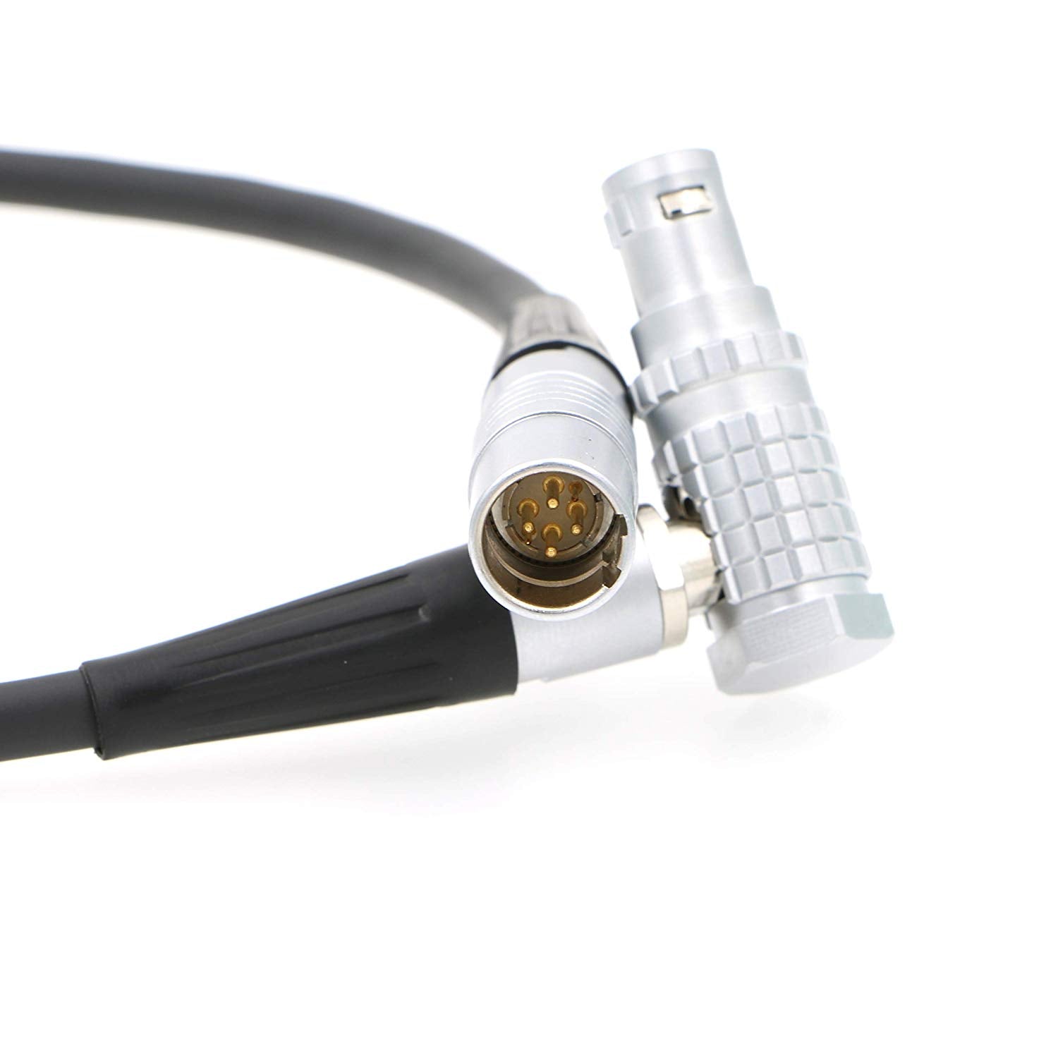 Elecbee Cables Red Power Extension Cable 6 Pin Right Angle Female to 6 Pin Male