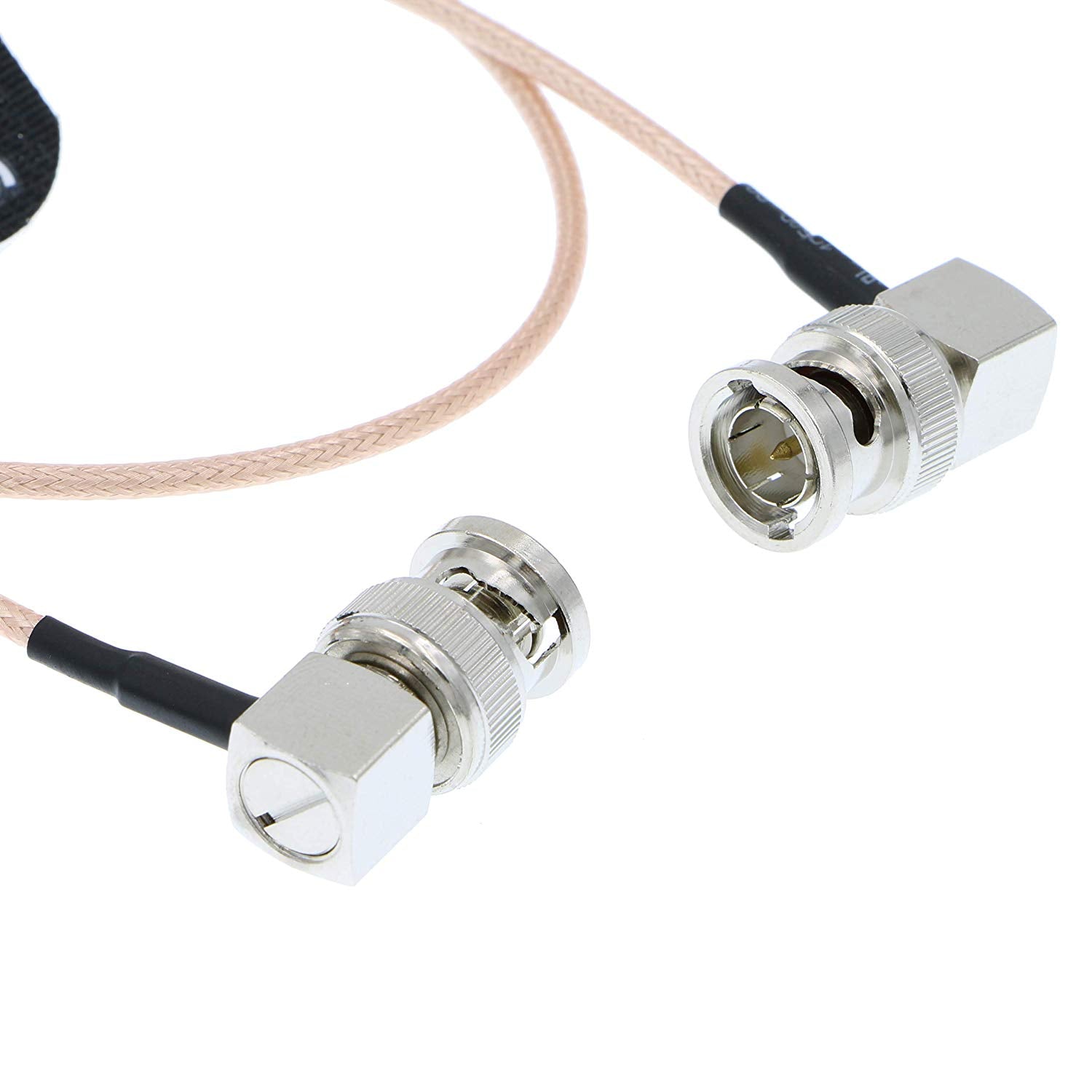 Elecbee Cables RG179 Coax BNC Right Angle Male to Male Cable for BMCC Video Blackmagic Camera