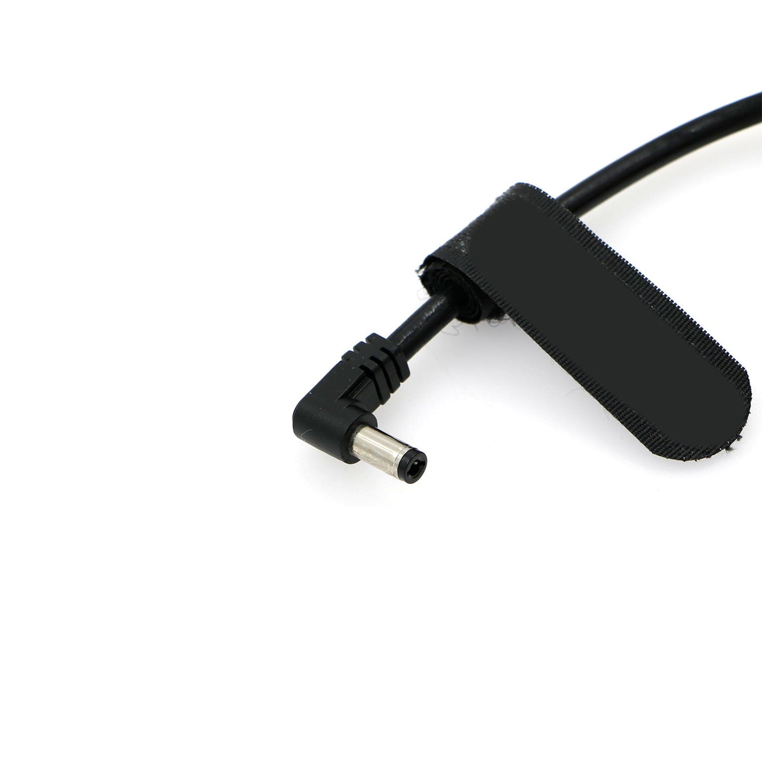 Elecbee Cables DC Power Cord 5.5 x 2.1mm DC Male Right Angle Coiled Power Cable for Atomos Shogun Monitor, Blackmagic Video Assist, Transmitters, Receivers