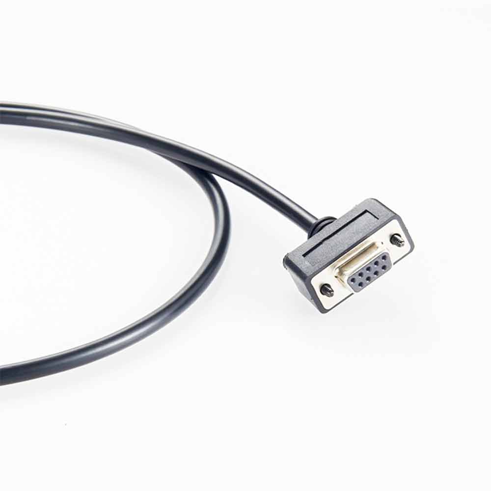 Elecbee USB 2.0 Male to Serial Converter FTDI RS232 DB9 Female Screw Lock Cable Length 1M