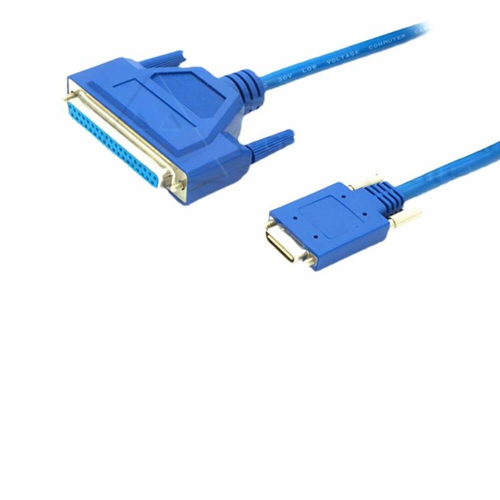 Elecbee Cisco Smart Serial SCSI26-Pin Male To DB37 Female Cable 1M