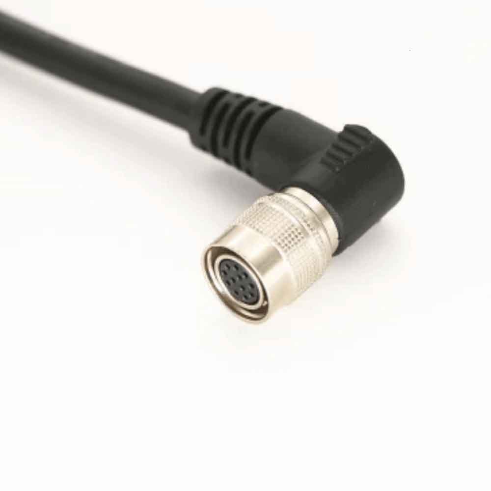 HR Camera Cable Right Angle 12 Pin Female Jack Elecbee Cable Single End