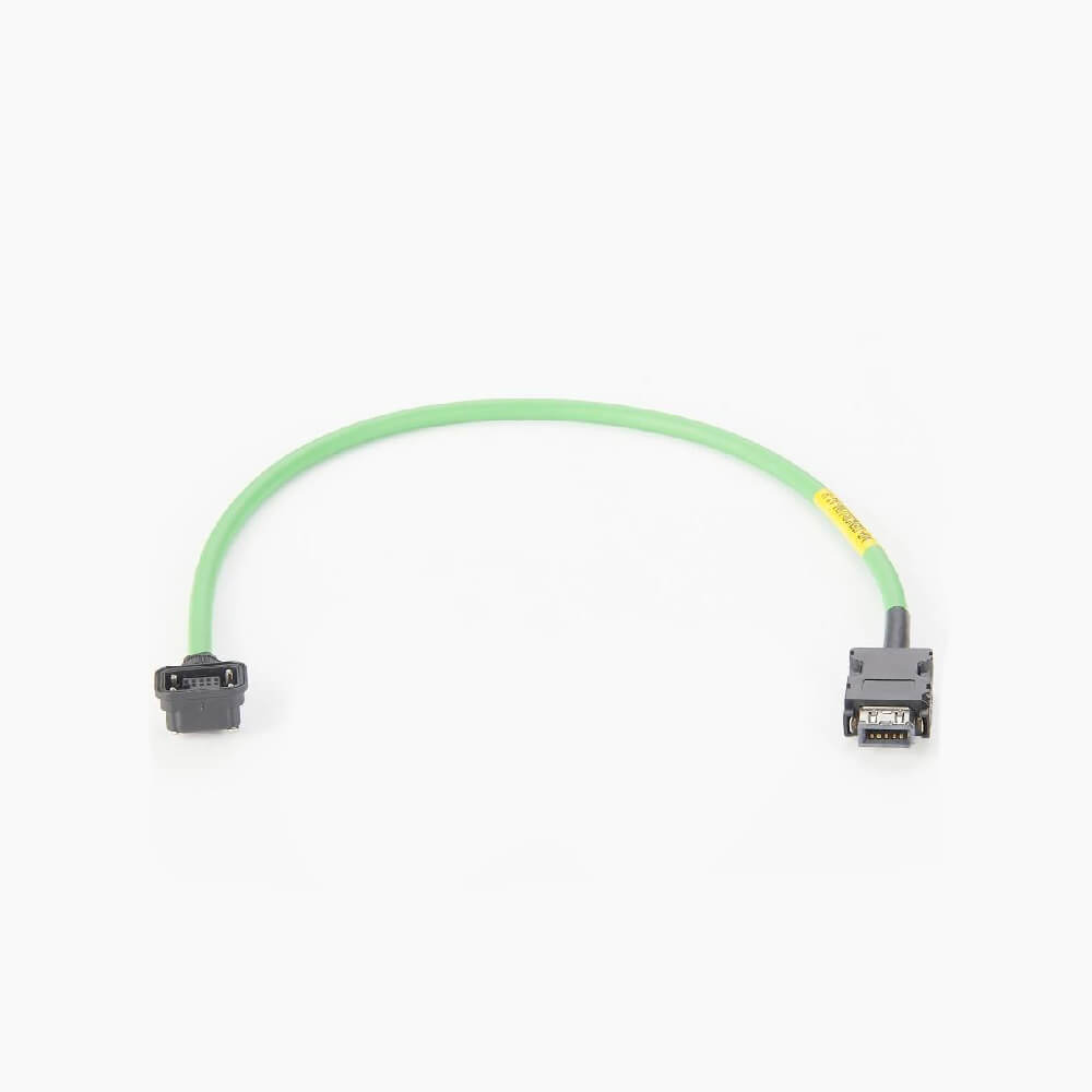 Elecbee Mitsubishi Mr-J3Encbl10M-A1-H To SCSI 10Pin Female Connector With Coding Servo Motor Cable 0.5M