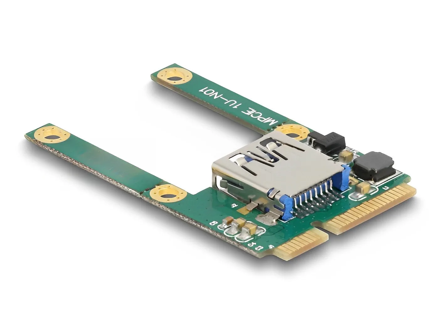 Elecbee 迷你 PCIe I/O 1 x USB 2.0 Type-A 女性全尺寸/半尺寸