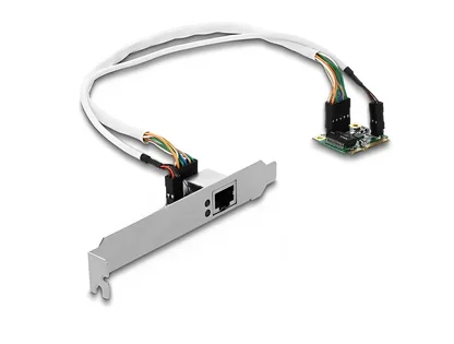 Elecbee Mini PCIe I/O PCIe Halbgröße 1 x RJ45 Gigabit LAN
