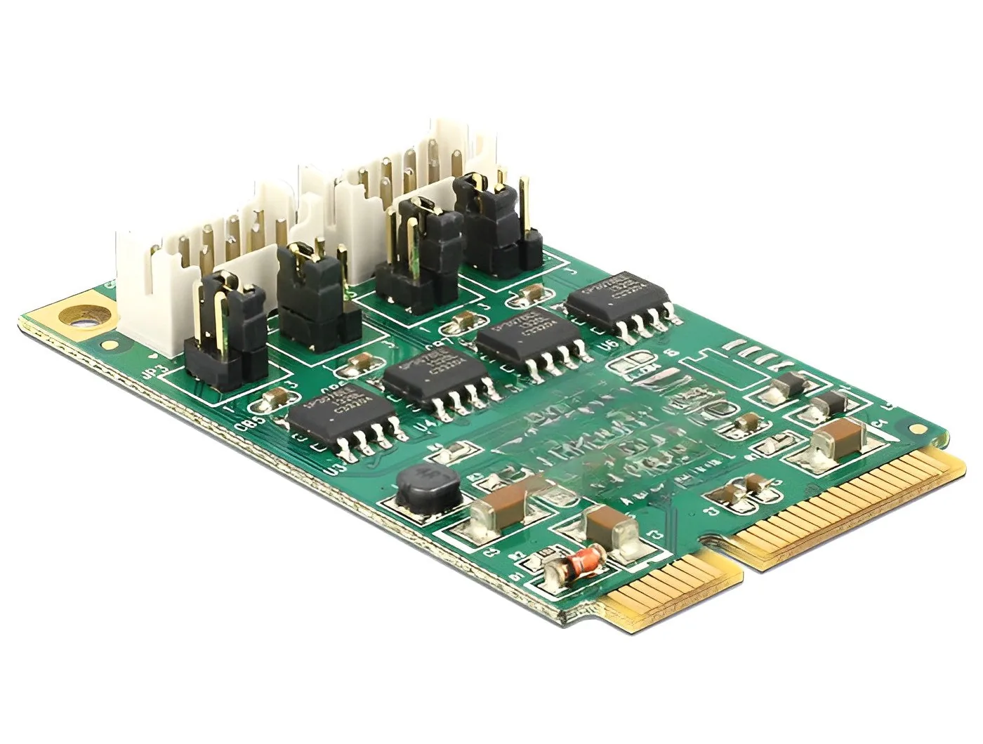 Elecbee Modul MiniPCIe I/O PCIe volle Größe 2 x Serial RS-422 / 485 mit 600 W Anstieg