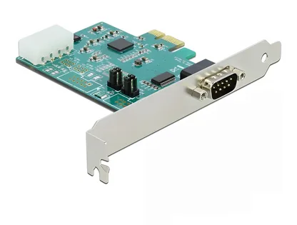 Elecbee PCI Express x1 Card 至 1 x 串行 RS-232 高速 921K 带电压电源