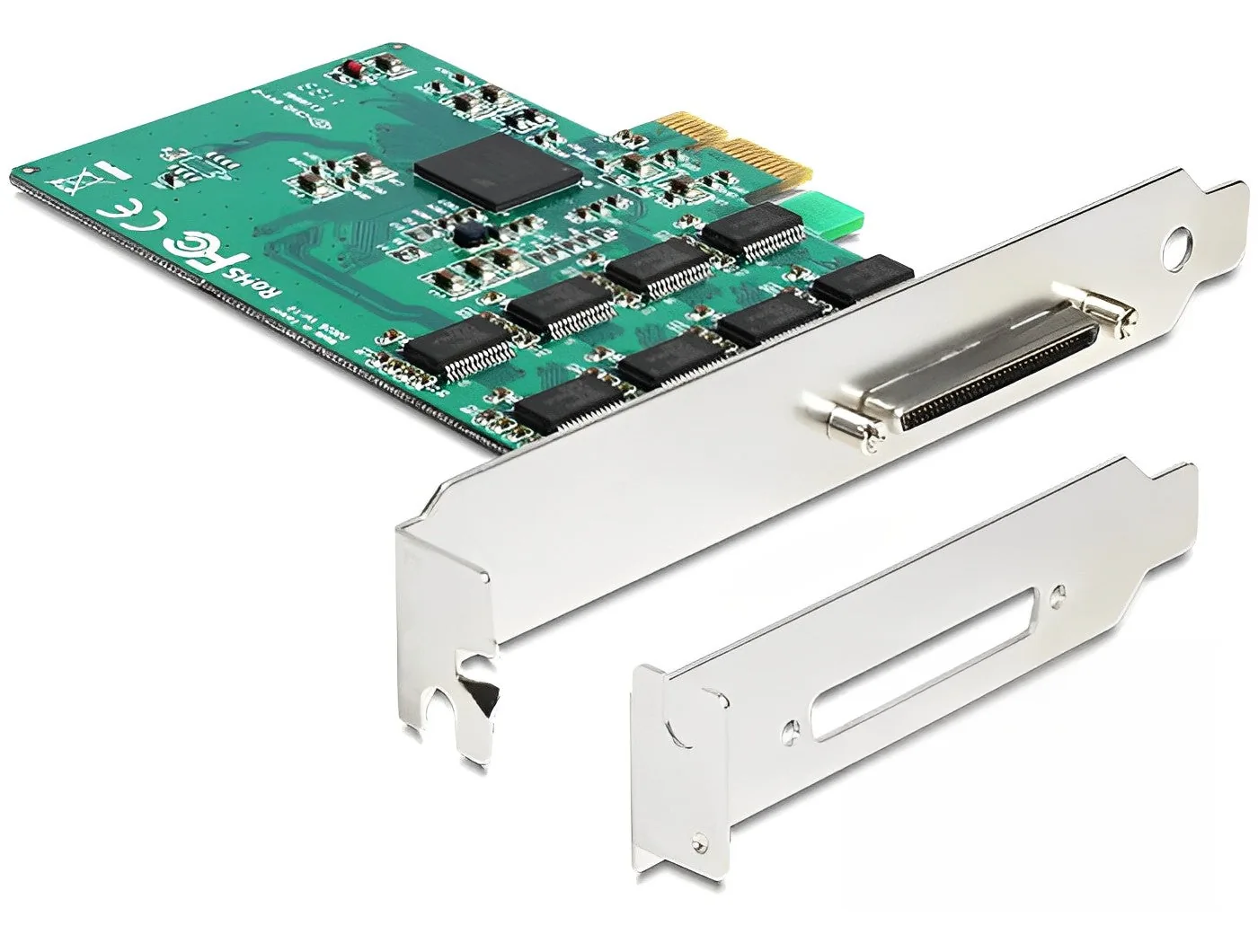 Elecbee PCI Express x1 Card 到 8 x 串行 RS-232 高速 921K