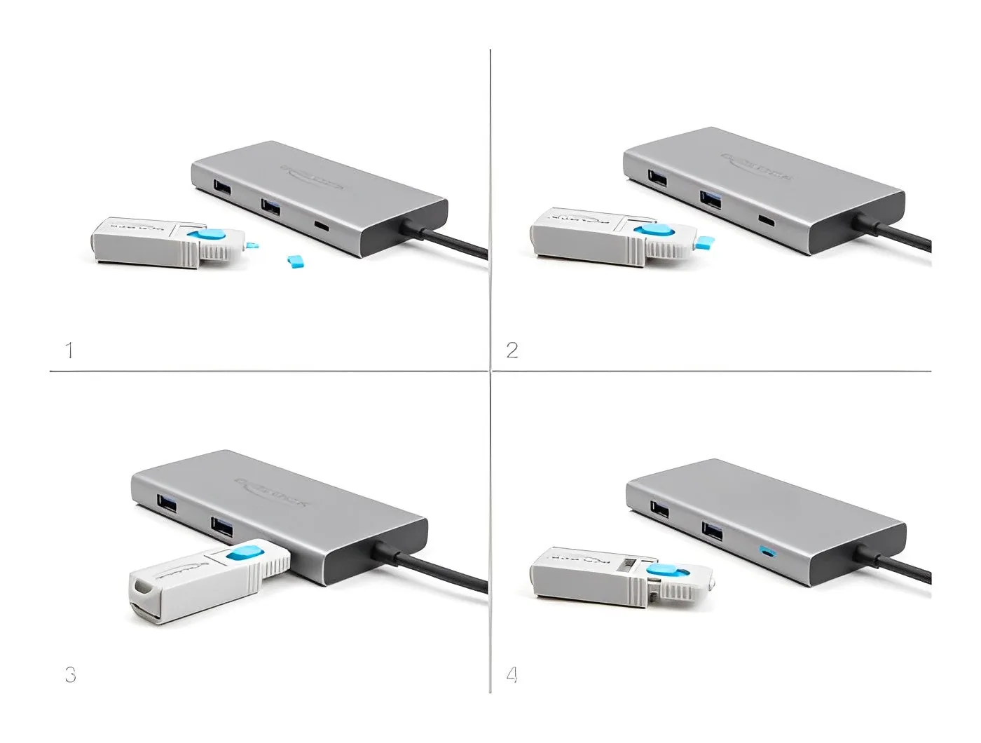 Elecbee Port Blocker for USB Type-C female port 10 pieces