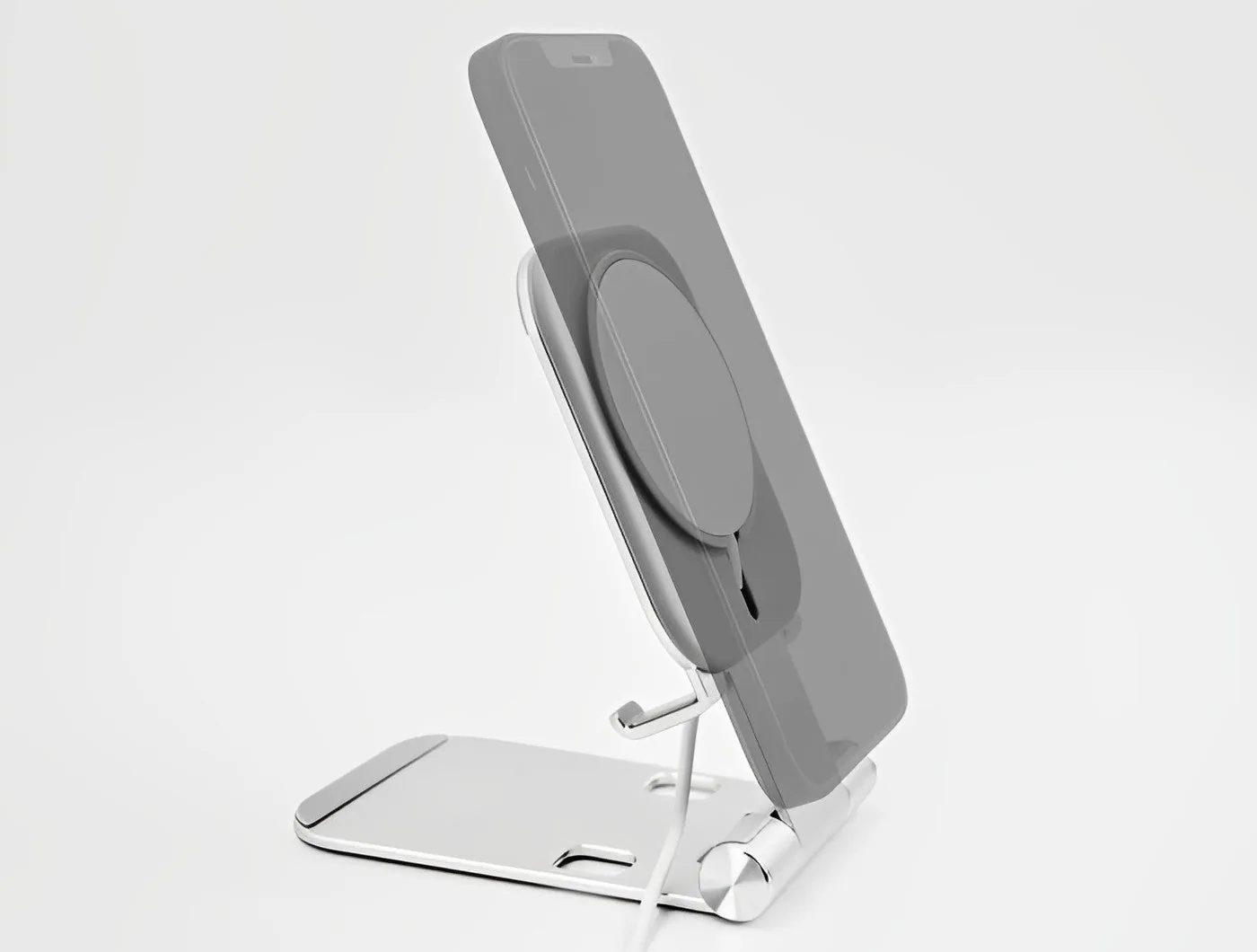 Elecbee Smartphone Stand adjustable for MagSafe aluminium